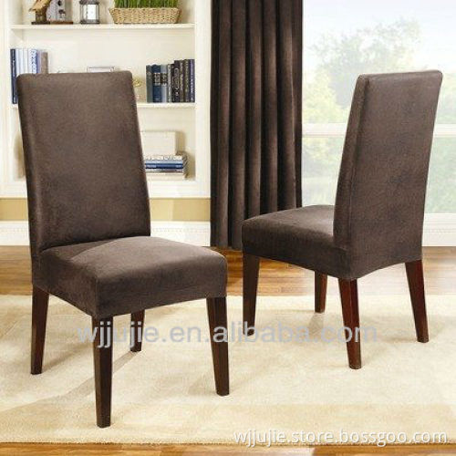 stretch suede dining room chair cover